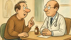 Witz: Erwin verlangt vom Arzt ein Wurmmittel…