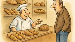 Witz: Der Bäcker preist seine Fitnesskruste an…