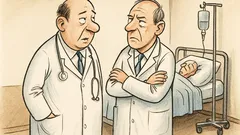 Witz: Meint ein Arzt: „Nicht mehr viele Freunde…“