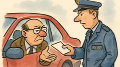 Witz: Ein Raser sammelt Quittungen fürs Fahrrad