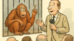 Witz: Ein Orang-Utan sagt: „Ich bin…“