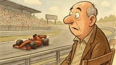 Witz: Ein Mann schaut Formel 1