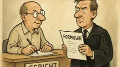 Witz: Ein Anwalt am Gerichtsschalter...